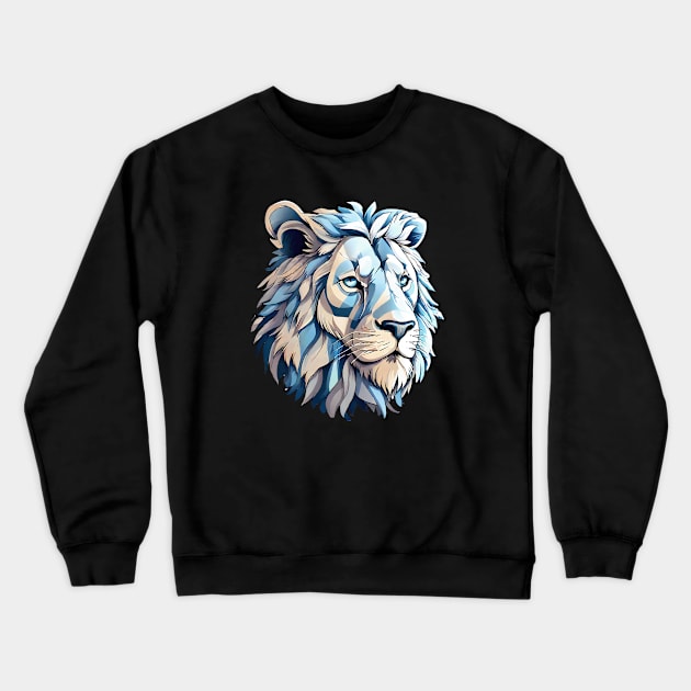 Lion Crewneck Sweatshirt by VeeleVieno